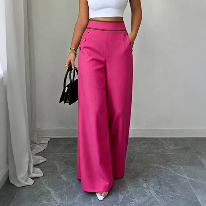 Valenza | Modern Wide Leg Trousers