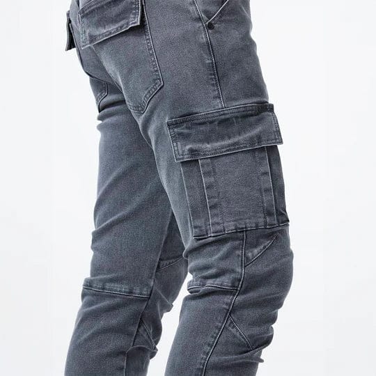 Darius | Slim Fit Utility Cargo Jeans