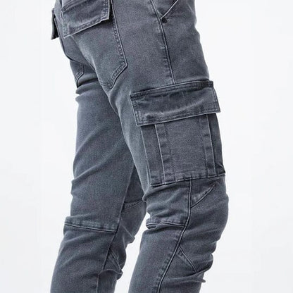 Darius | Slim Fit Utility Cargo Jeans
