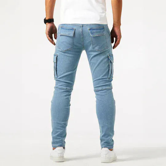 Darius | Slim Fit Utility Cargo Jeans