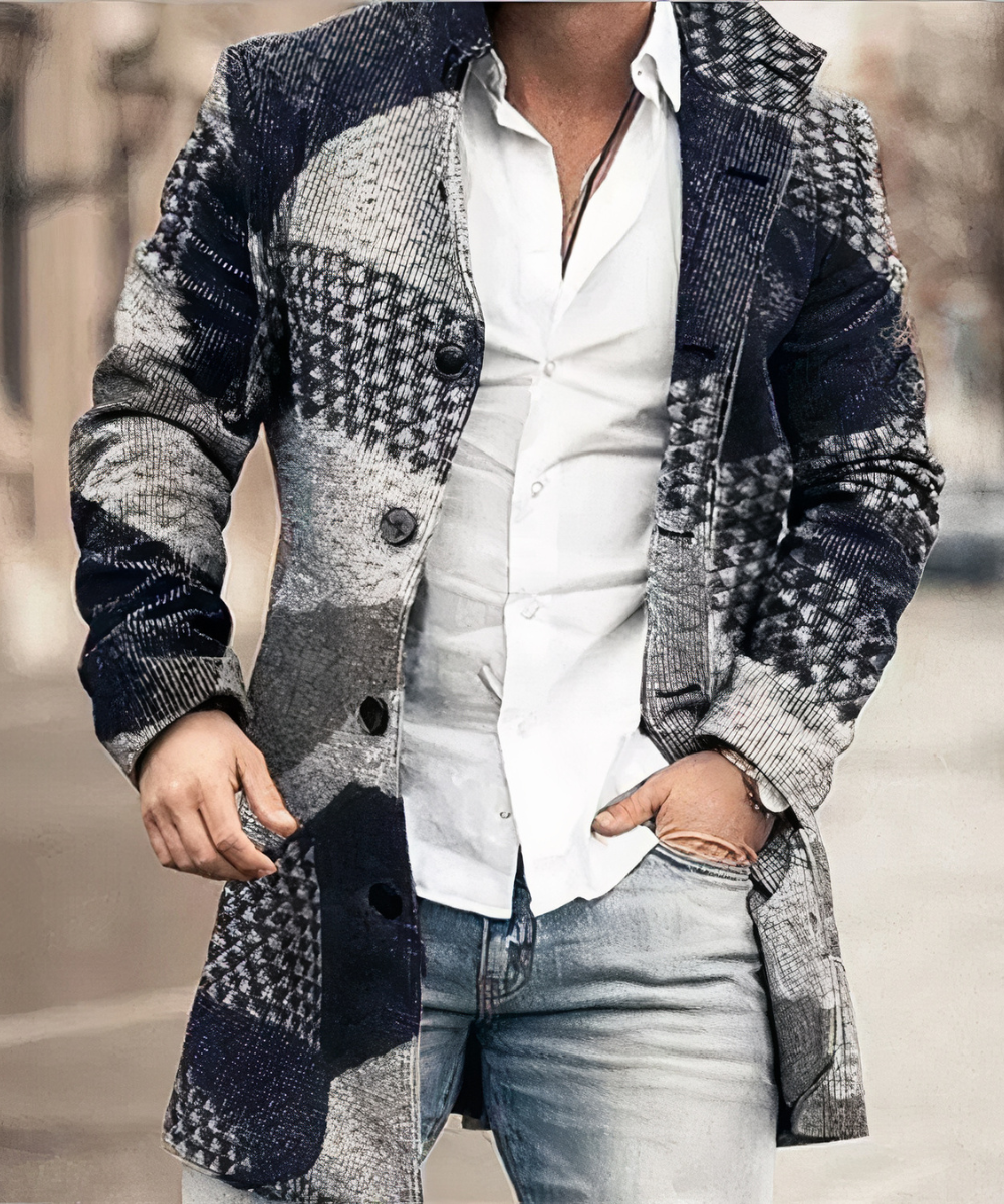 Finnegan | Tailored Wool Blend Coat