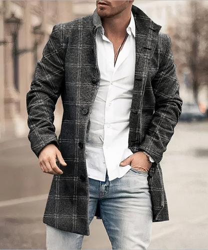 Finnegan | Tailored Wool Blend Coat