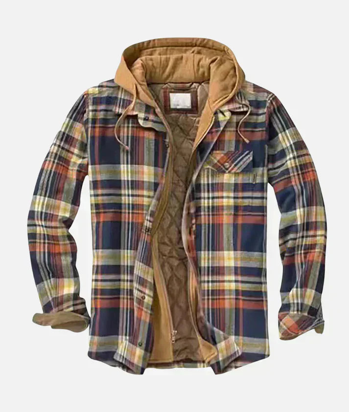Garran | Warm Plaid Utility Jacket