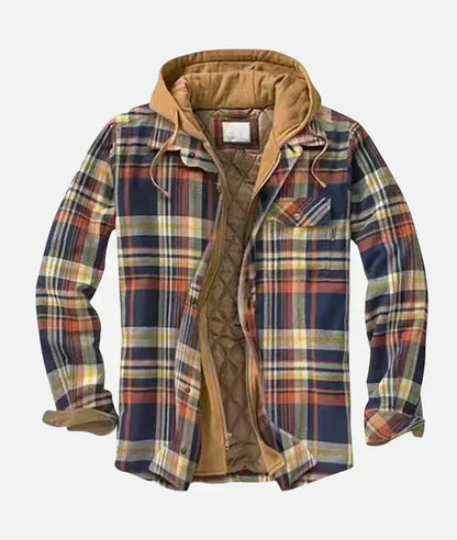 Garran | Warm Plaid Utility Jacket