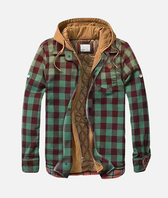 Garran | Warm Plaid Utility Jacket