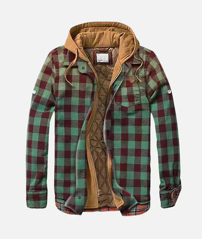 Garran | Warm Plaid Utility Jacket