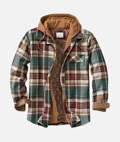 Garran | Warm Plaid Utility Jacket