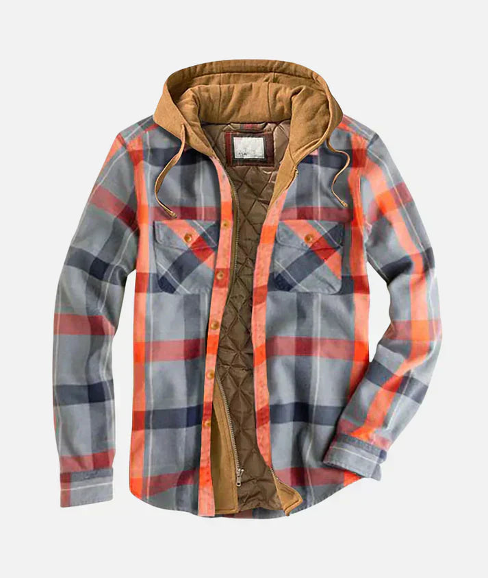 Garran | Warm Plaid Utility Jacket
