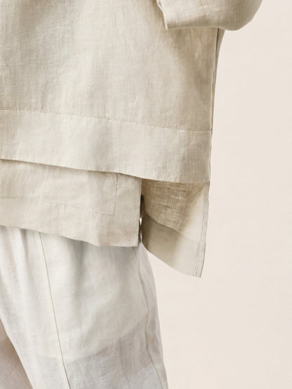 Rhoswen | Relaxed Layered Linen Top