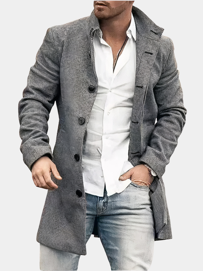 Finnegan | Tailored Wool Blend Coat