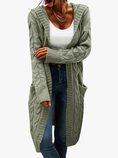 Kessara | Cozy Open Front Pocket Cardigan