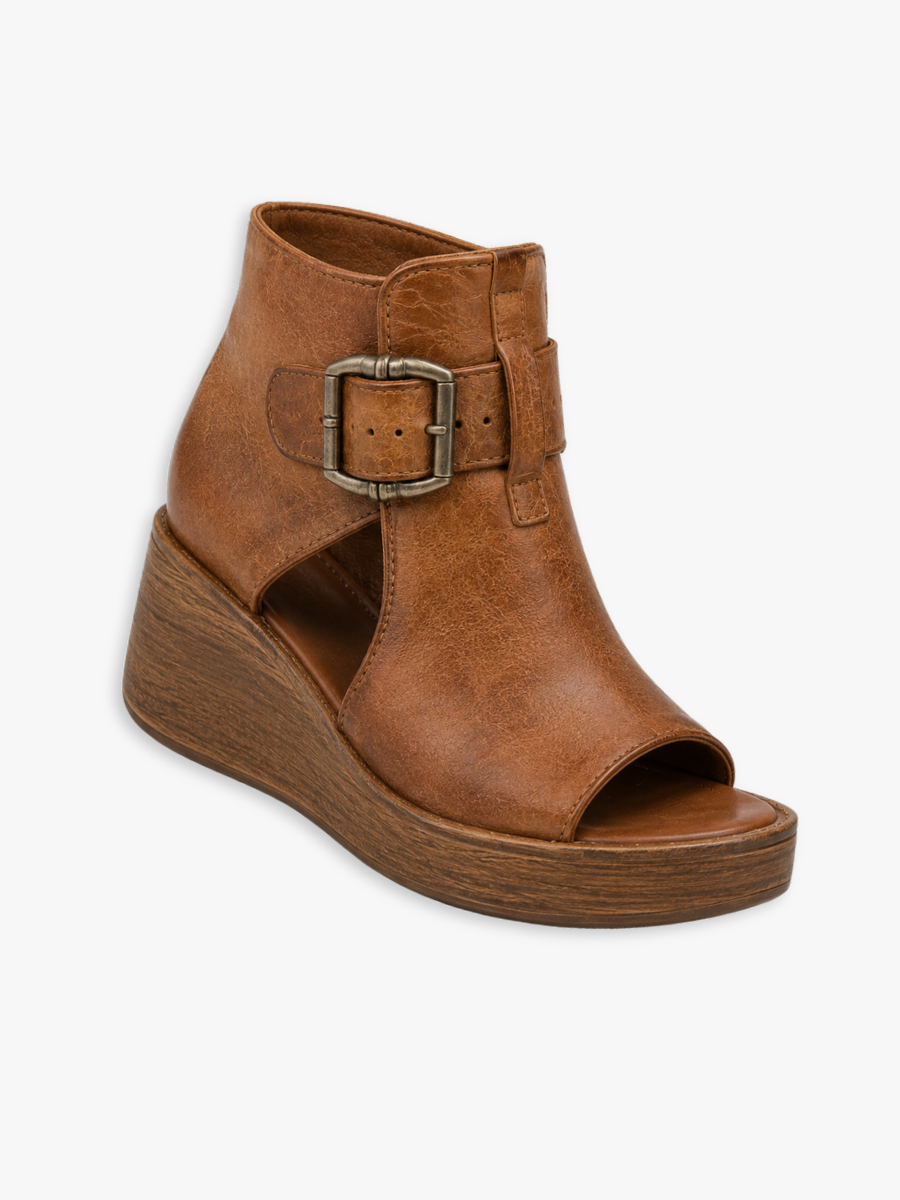 Greerly | Open Toe Comfort Wedges
