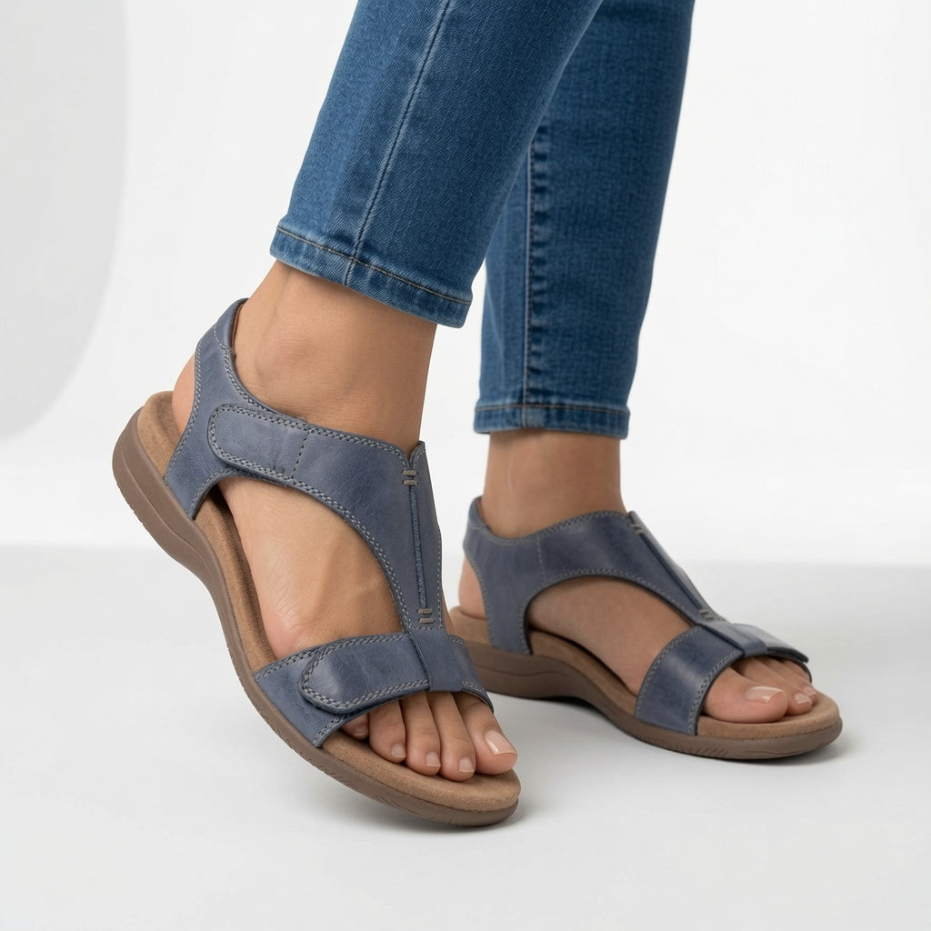 Bellis | Supportive T Strap Comfort Sandals