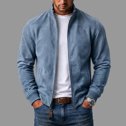 Eamon | Casual Suede Bomber Jacket