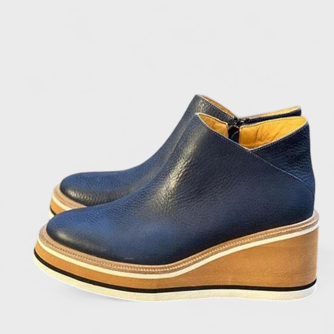 Everild | Classic Platform Wedge Boots
