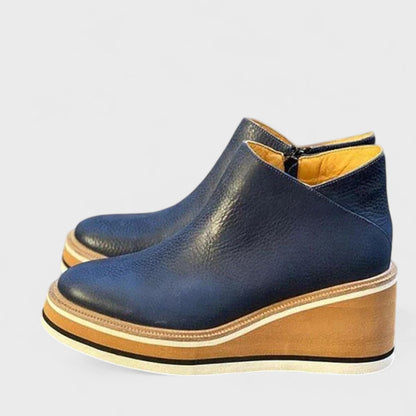 Everild | Classic Platform Wedge Boots