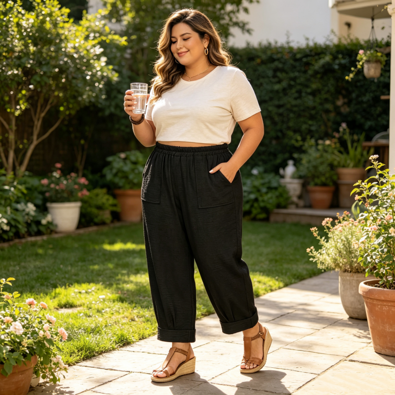 Bryony | Soft Touch Balloon Trousers