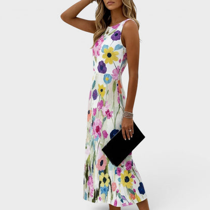 Zyvessa | Printed Garden Party Midi Dress