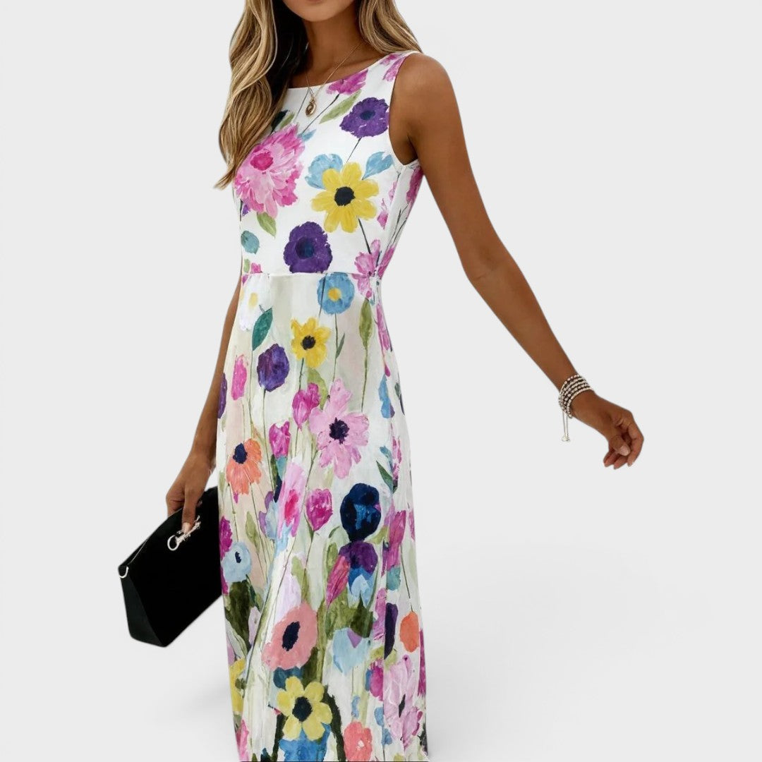 Zyvessa | Printed Garden Party Midi Dress