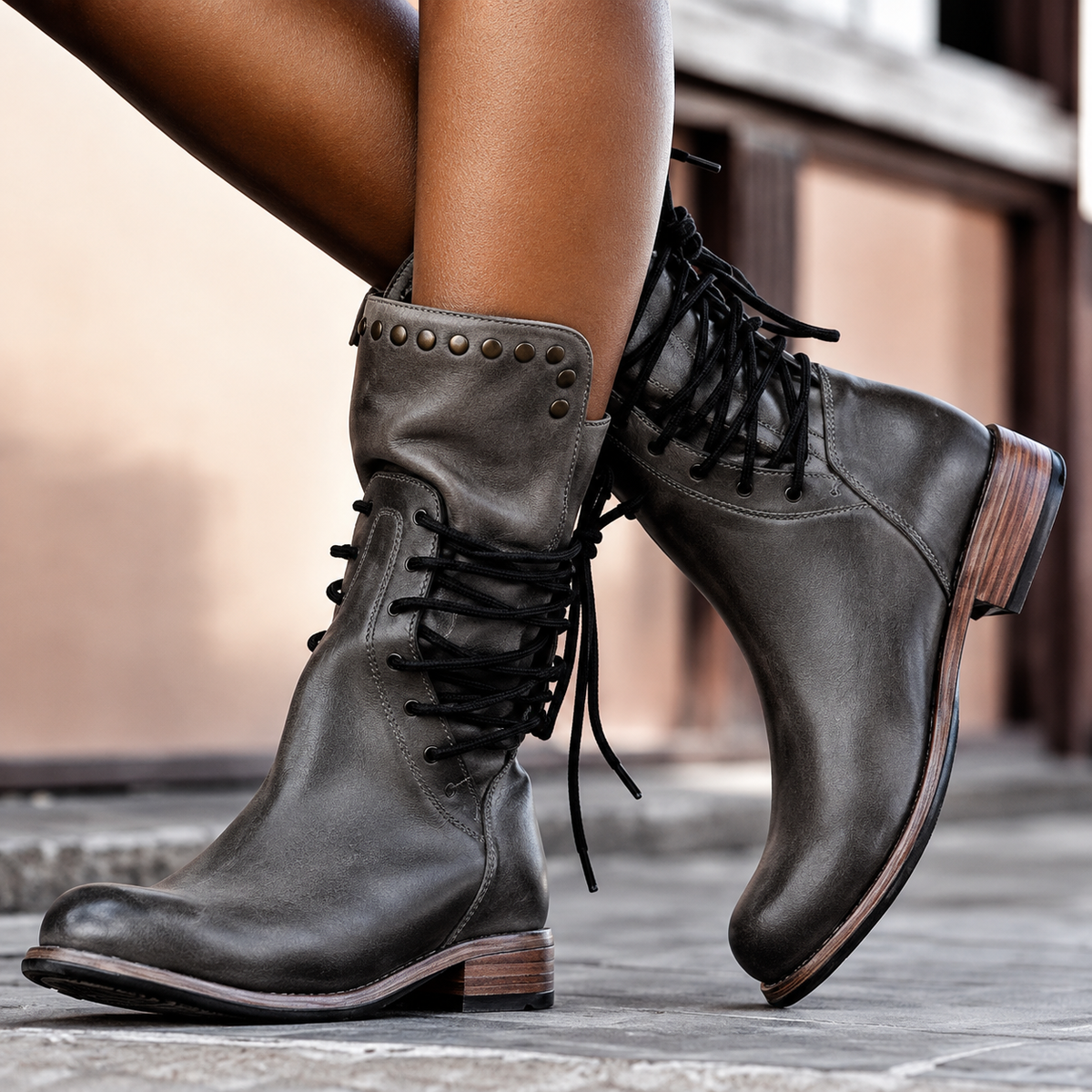 Sorelle | Classic Lace Up Combat Boots