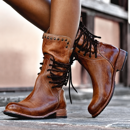 Sorelle | Classic Lace Up Combat Boots