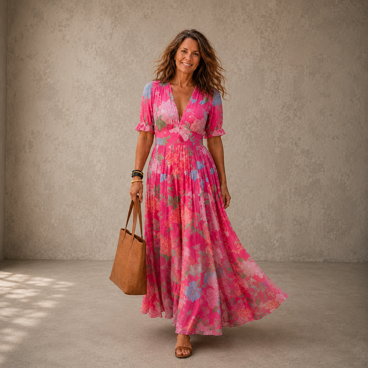 Quinlisse | Ruffle Sleeve Flowing Summer Dress