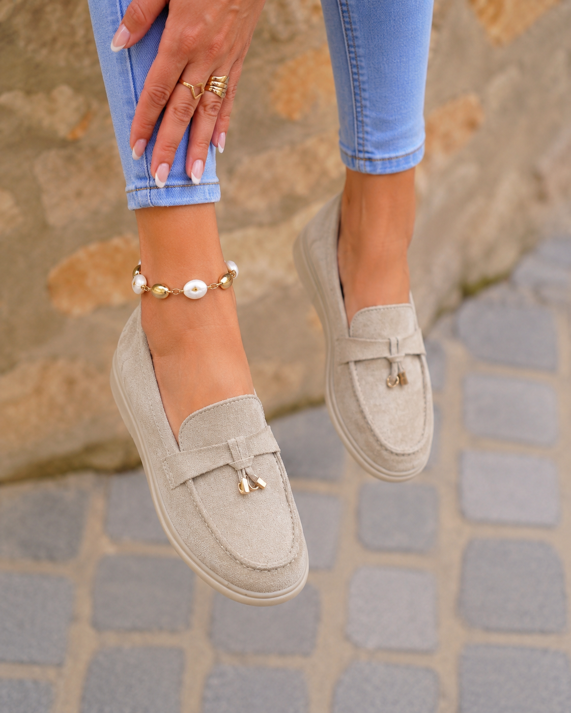 Sadie | Classic Suede Style Loafers