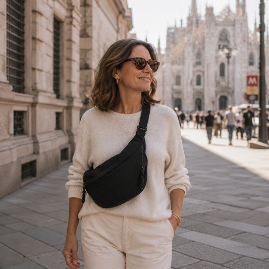 Amorette | Lightweight Crescent Shoulder Bag