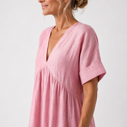 Maravelle | Flowing Empire Waist Maxi Dress