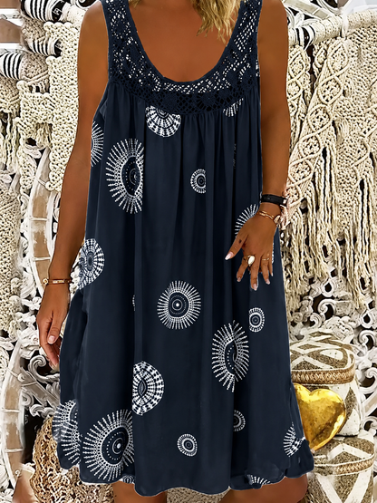 Norelia | Mandala Print Summer Dress