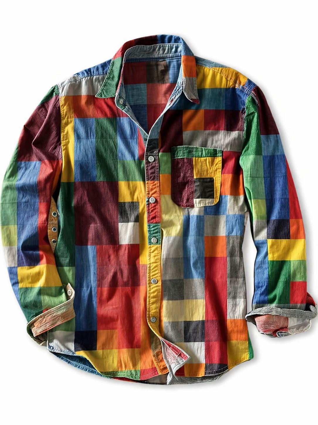 Hewitt | Colorful Checkered Button Shirt