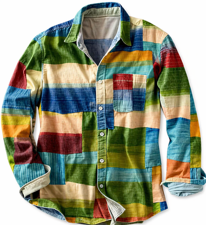 Hewitt | Colorful Checkered Button Shirt