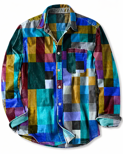 Hewitt | Colorful Checkered Button Shirt