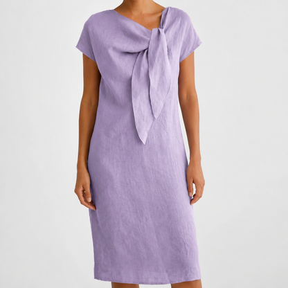 Hannelise | Soft Linen Midi Dress