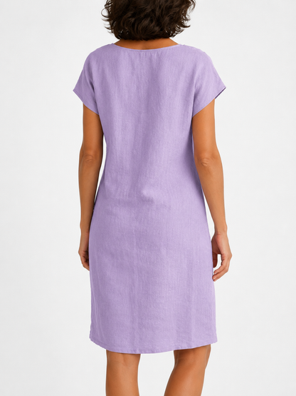 Hannelise | Soft Linen Midi Dress