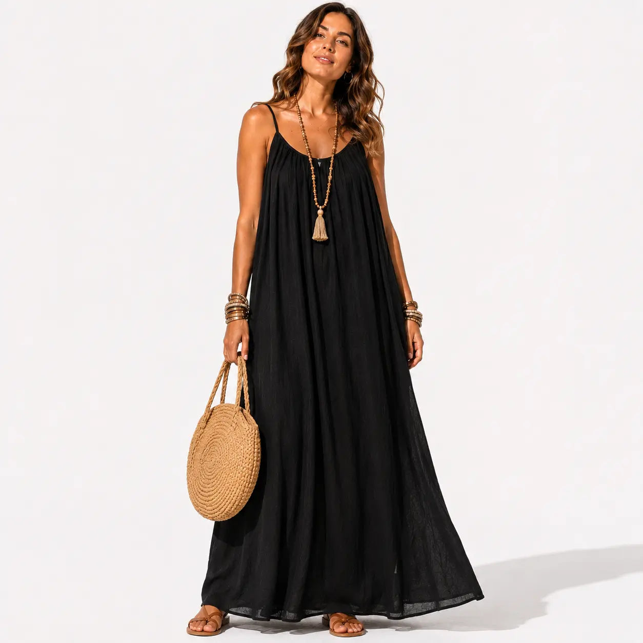 Nerissa | Airy Cami Maxi Dress