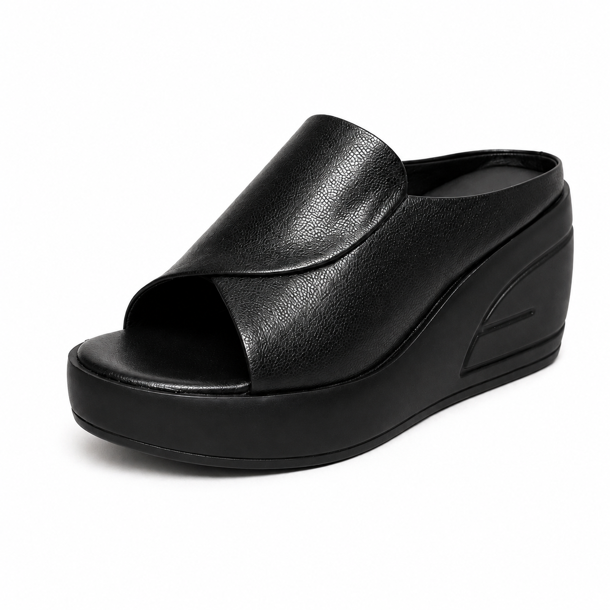 Orlessa | Soft Step Wedge Slide Sandals
