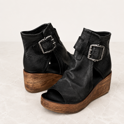 Greerly | Open Toe Comfort Wedges