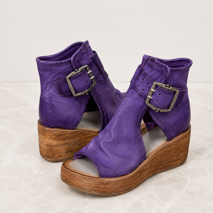 Greerly | Open Toe Comfort Wedges