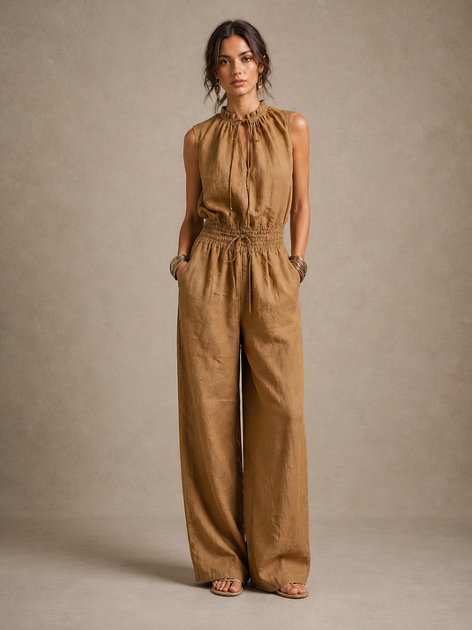 Amara | Relaxed Fit Utility Jumpsuit