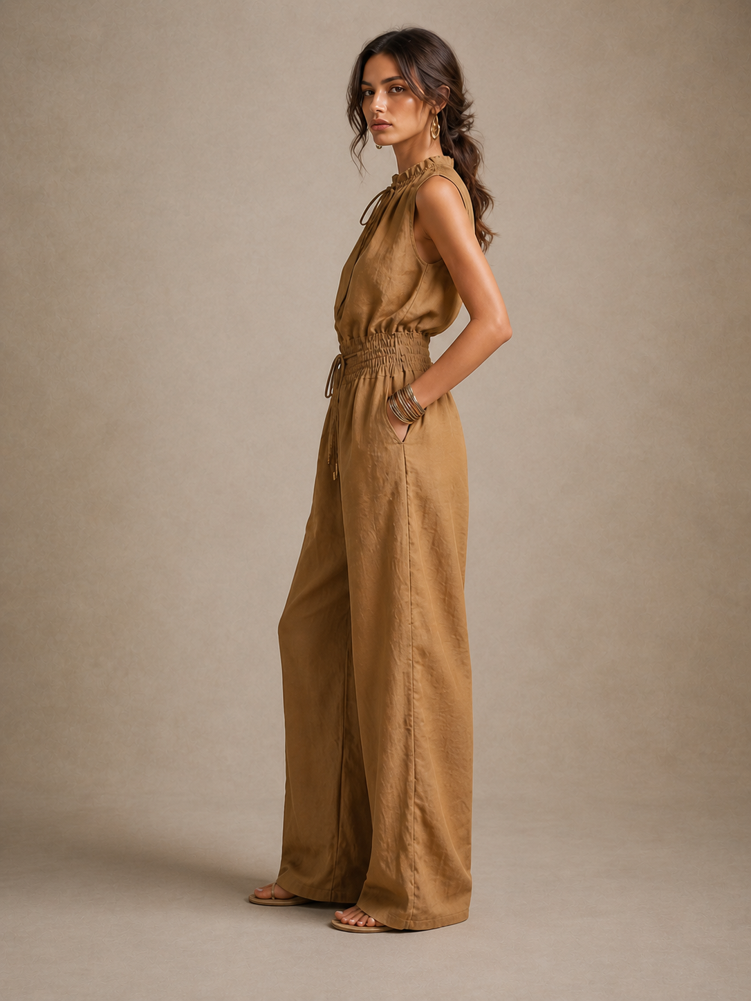 Amara | Relaxed Fit Utility Jumpsuit