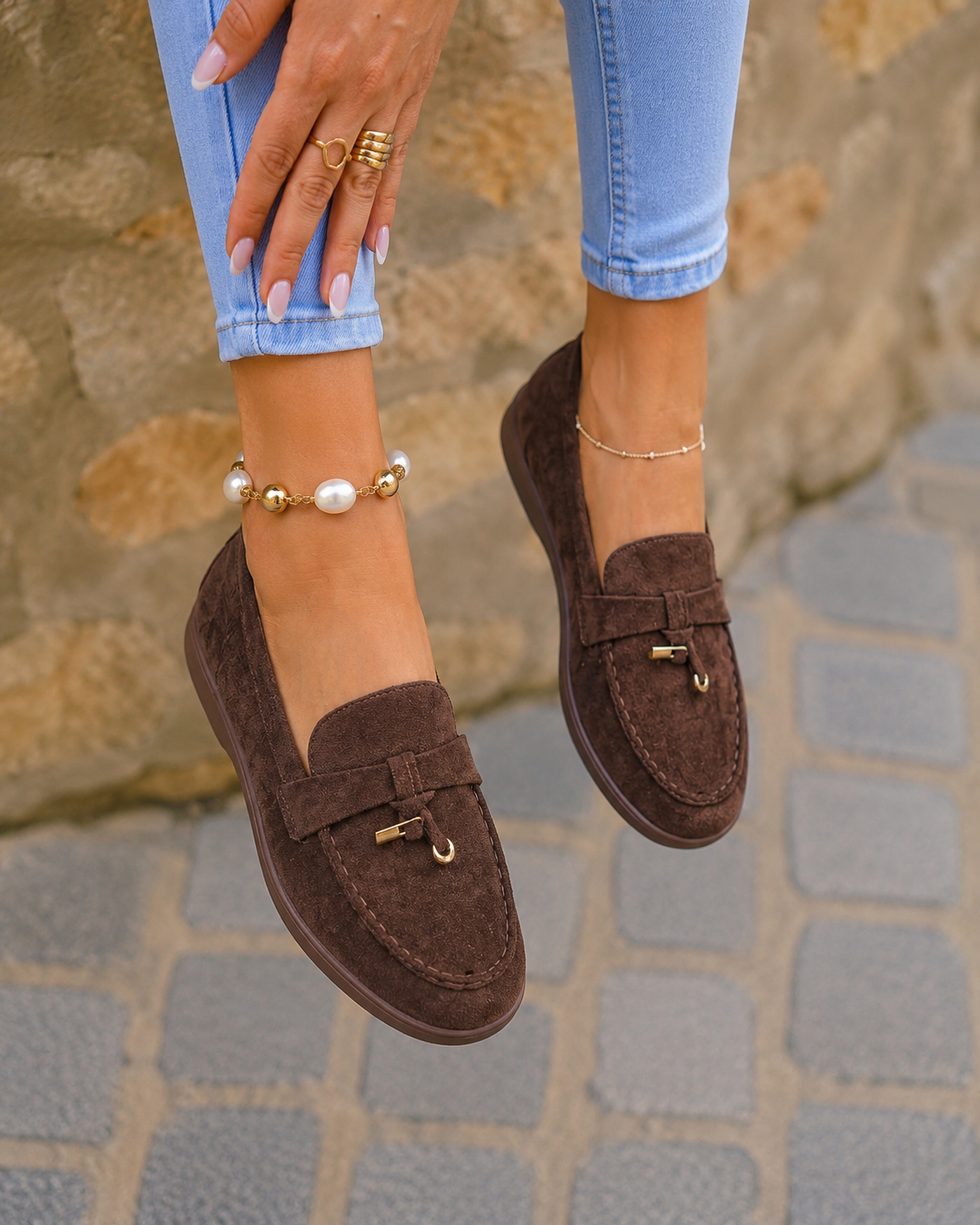 Sadie | Classic Suede Style Loafers