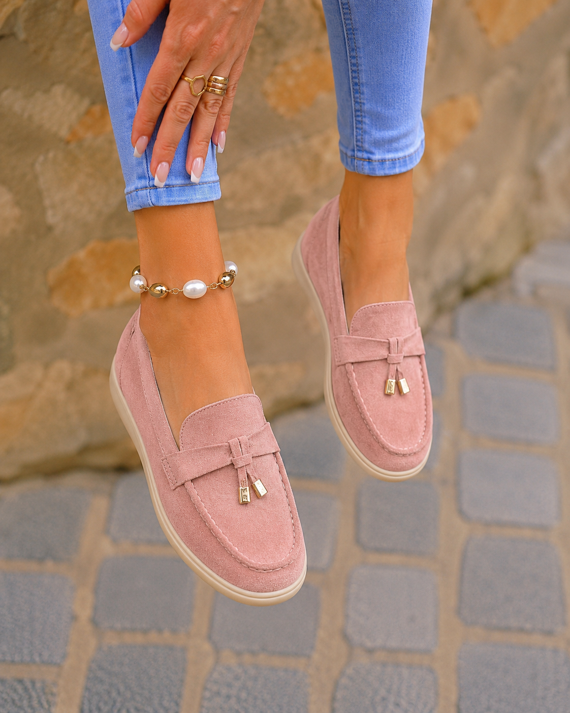 Sadie | Classic Suede Style Loafers