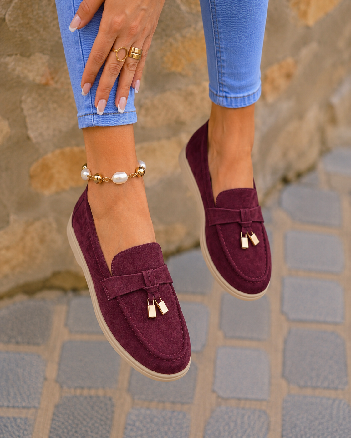 Sadie | Classic Suede Style Loafers