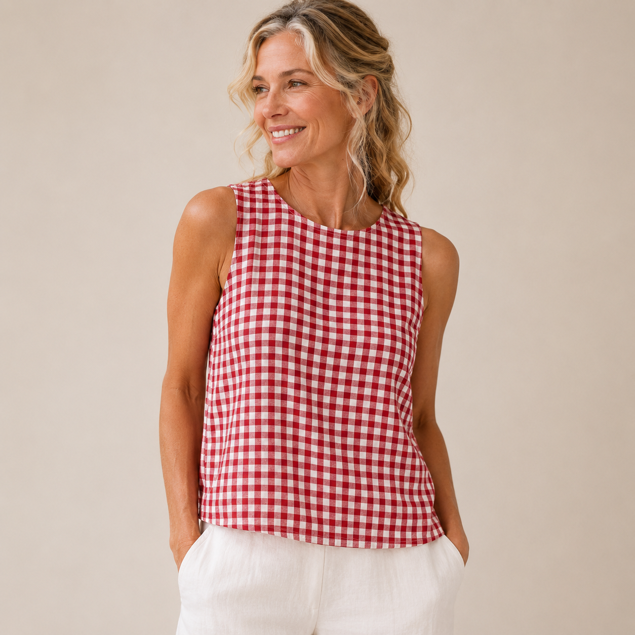 Hadley | Relaxed Fit Gingham Blouse