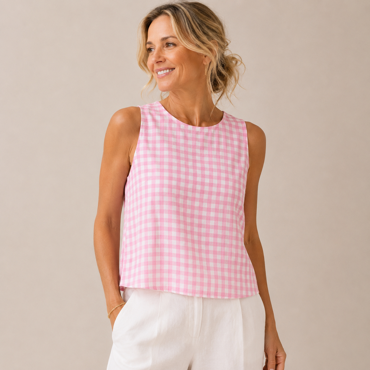 Hadley | Relaxed Fit Gingham Blouse