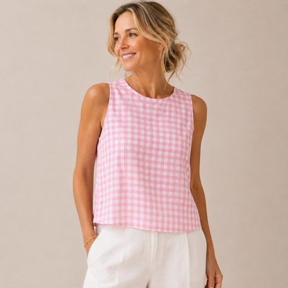 Hadley | Relaxed Fit Gingham Blouse