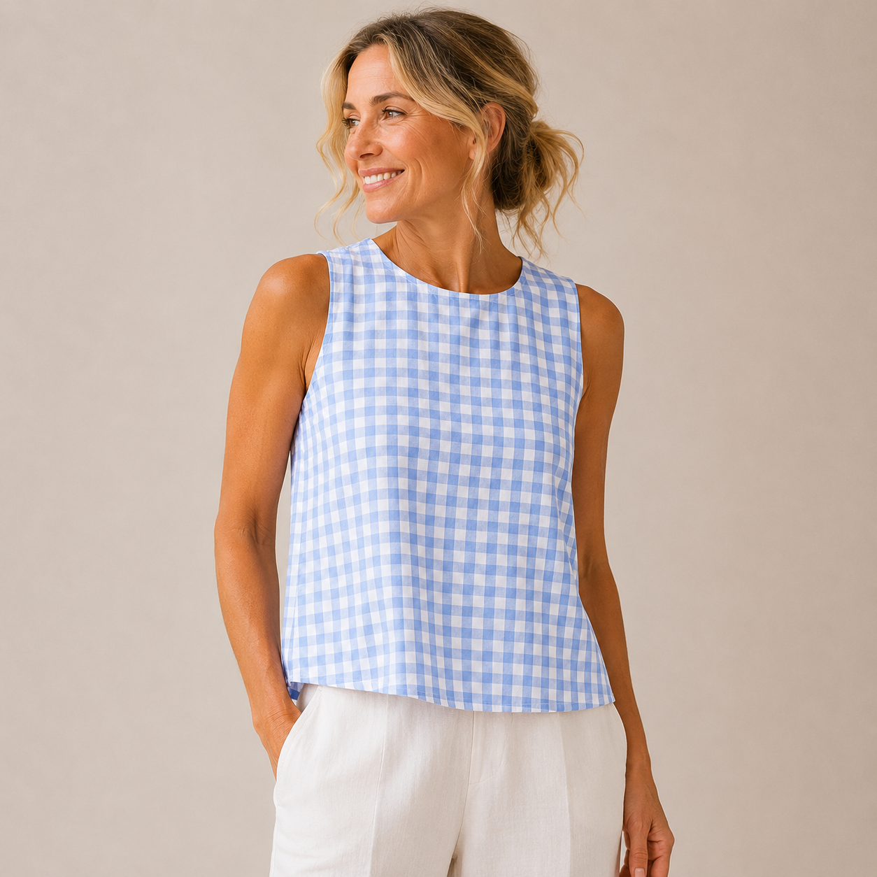 Hadley | Relaxed Fit Gingham Blouse