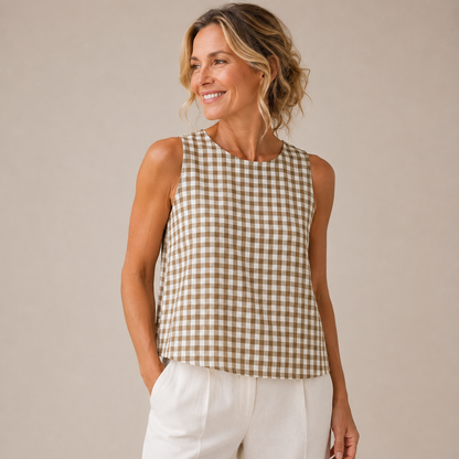 Hadley | Relaxed Fit Gingham Blouse