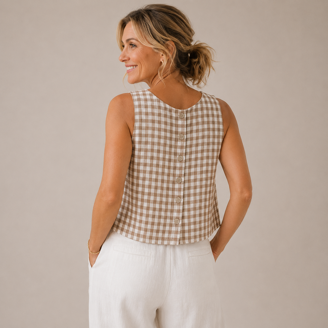 Hadley | Relaxed Fit Gingham Blouse